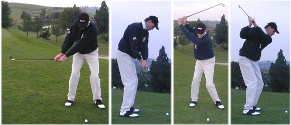 Backswing positions